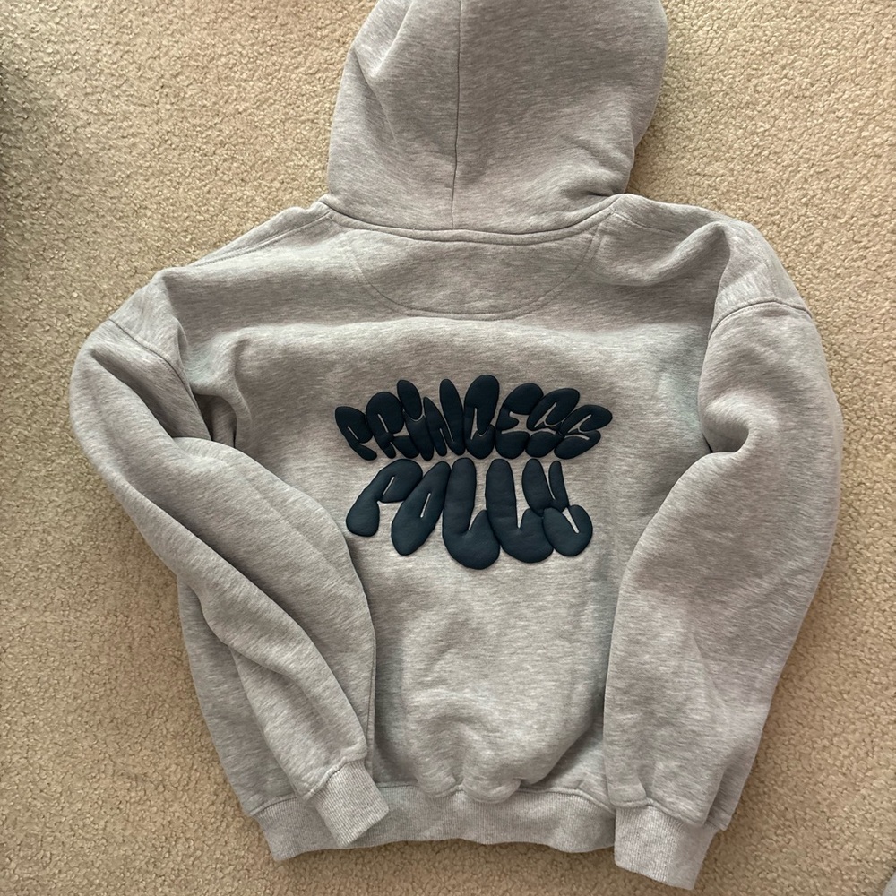 Princess Polly Heather Gray Pullover Hoodie - Picture 5 of 6